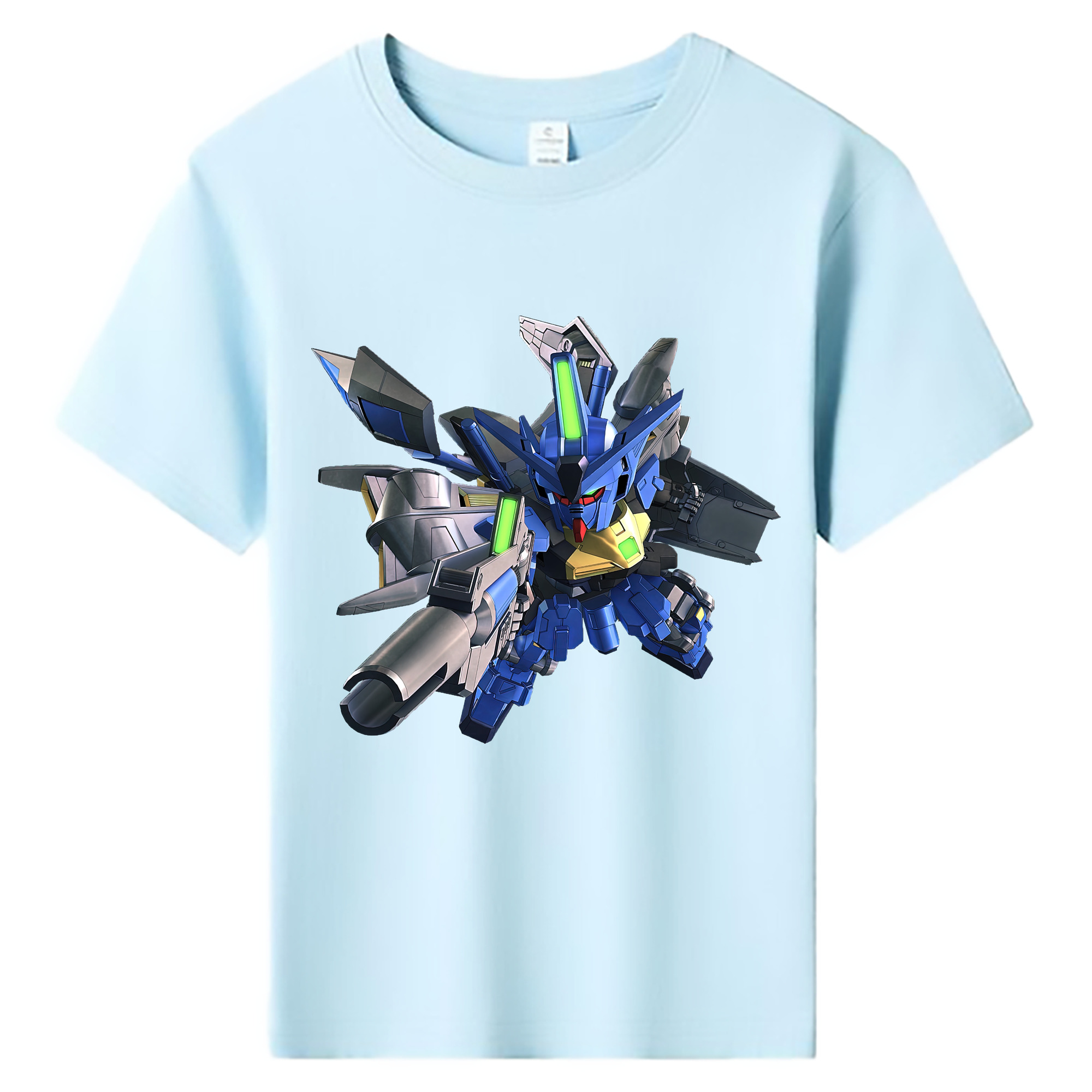 （画像用） 機動戦士ガンダム Mobile Suit Gundam 綿100％キッズTシャツ（フロントプリント）